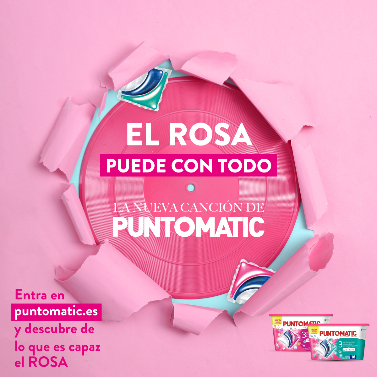 El rosa puede con todo, la nueva canción de Puntomatic